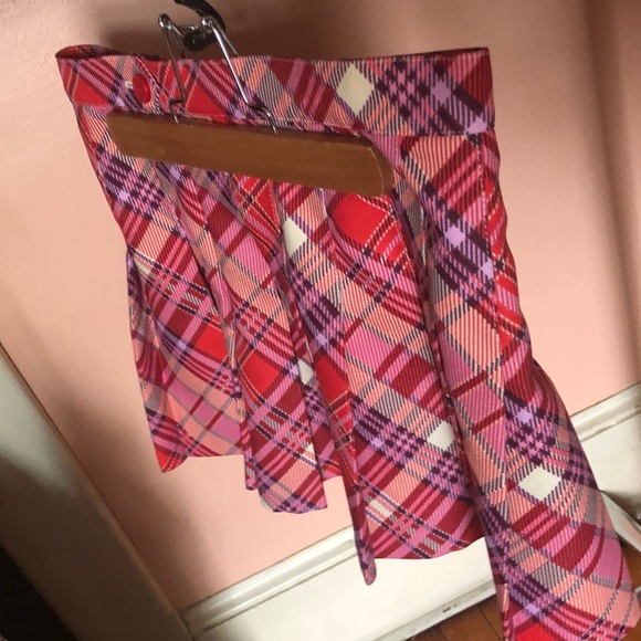 American Apparel Tennis Plaid Skirt Capsule Color - Picture 6 of 7